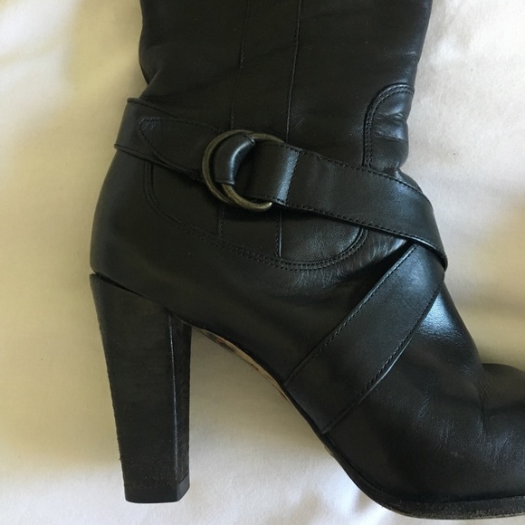 Nike air, black leather high boots - Picture 2 of 5